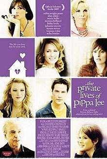 A grid, 3 wide and 4 high showing portraits of the cast members and descriptive copy in purple boxes with white writing