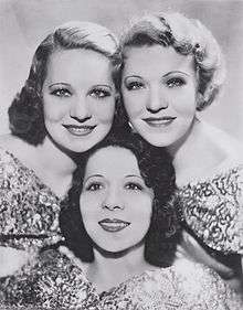 Three X Sisters, circa 1935