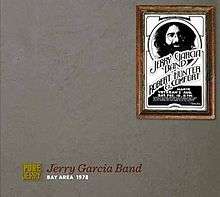 A concert poster for the Jerry Garcia Band and Robert Hunter & Comfort at Marin Veterans Auditorium
