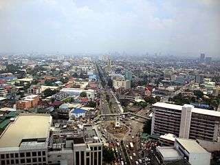 Aerial view of Quezon City, the most populous in the Philippines