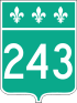 Route 243 shield