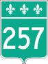 Route 257 shield