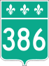 Route 386 shield