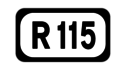 R115 road shield}}