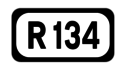 R134 road shield}}