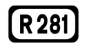 R281 road shield}}