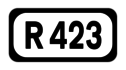 R423 road shield}}