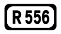 R556 road shield}}