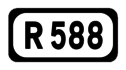 R588 road shield}}