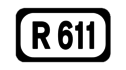 R611 road shield}}