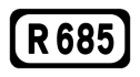R685 road shield}}