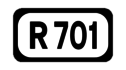 R701 road shield}}