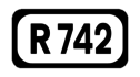 R742 road shield}}
