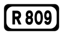 R809 road shield}}