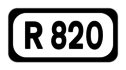 R820 road shield}}