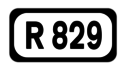 R829 road shield}}