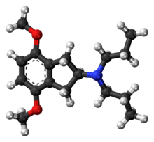 Ball-and-stick model of the RDS-127 molecule