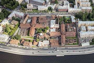 Aerial view of Kresty Prison