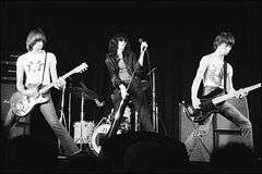 Ramones performing in Toronto in 1976