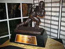 Picture of the Heisman award