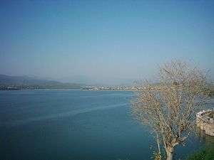 Rawal lake in Islamabad.
