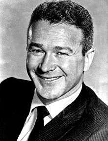 Black and white photo of Red Buttons in 1959.