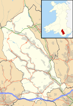 Map of Rhondda Cynon Taf within Wales