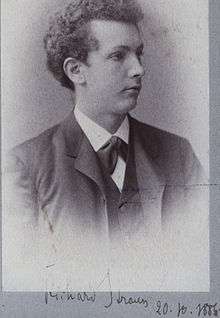 Richard Strauss in 1886
