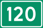 National route 120 shield