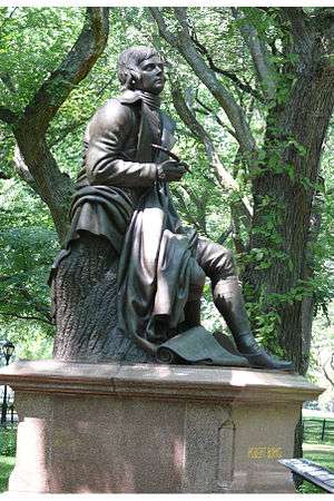Robert Burns Statue in New York City