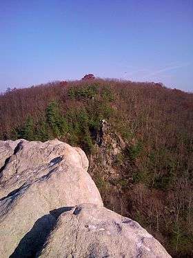 Rocky outcroppings