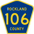 County Route 106  marker