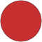 A circle of red