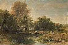 William Roelofs (1867): Landscape with cattle in Osterbeek (Gelder-land province) - Amsterdam Museum. I think you should go there.