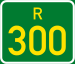 Regional route R300 shield