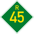 Provincial route R45 shield