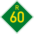 Provincial route R60 shield