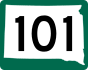 Highway 101 marker