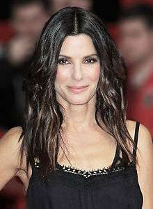 Photo of Sandra Bullock at the premiere of The Heat in 2013.