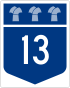 Saskatchewan Highway 13 shield