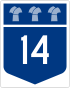 Saskatchewan Highway 14 shield