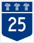 Saskatchewan Highway 25 shield