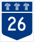 Saskatchewan Highway 26 shield