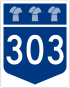 Saskatchewan Highway 303 shield