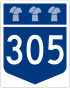 Saskatchewan Highway 305 shield