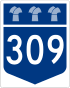 Saskatchewan Highway 309 shield
