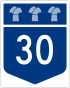 Saskatchewan Highway 30 shield