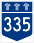 Saskatchewan Highway 335 shield