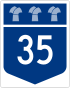 Saskatchewan Highway 35 shield