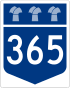Saskatchewan Highway 365 shield